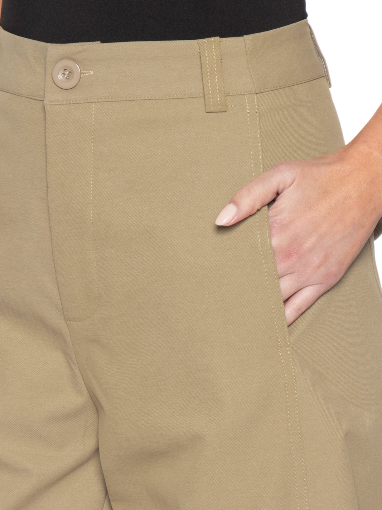 Calça Feminina Barrel Bege '2Essential