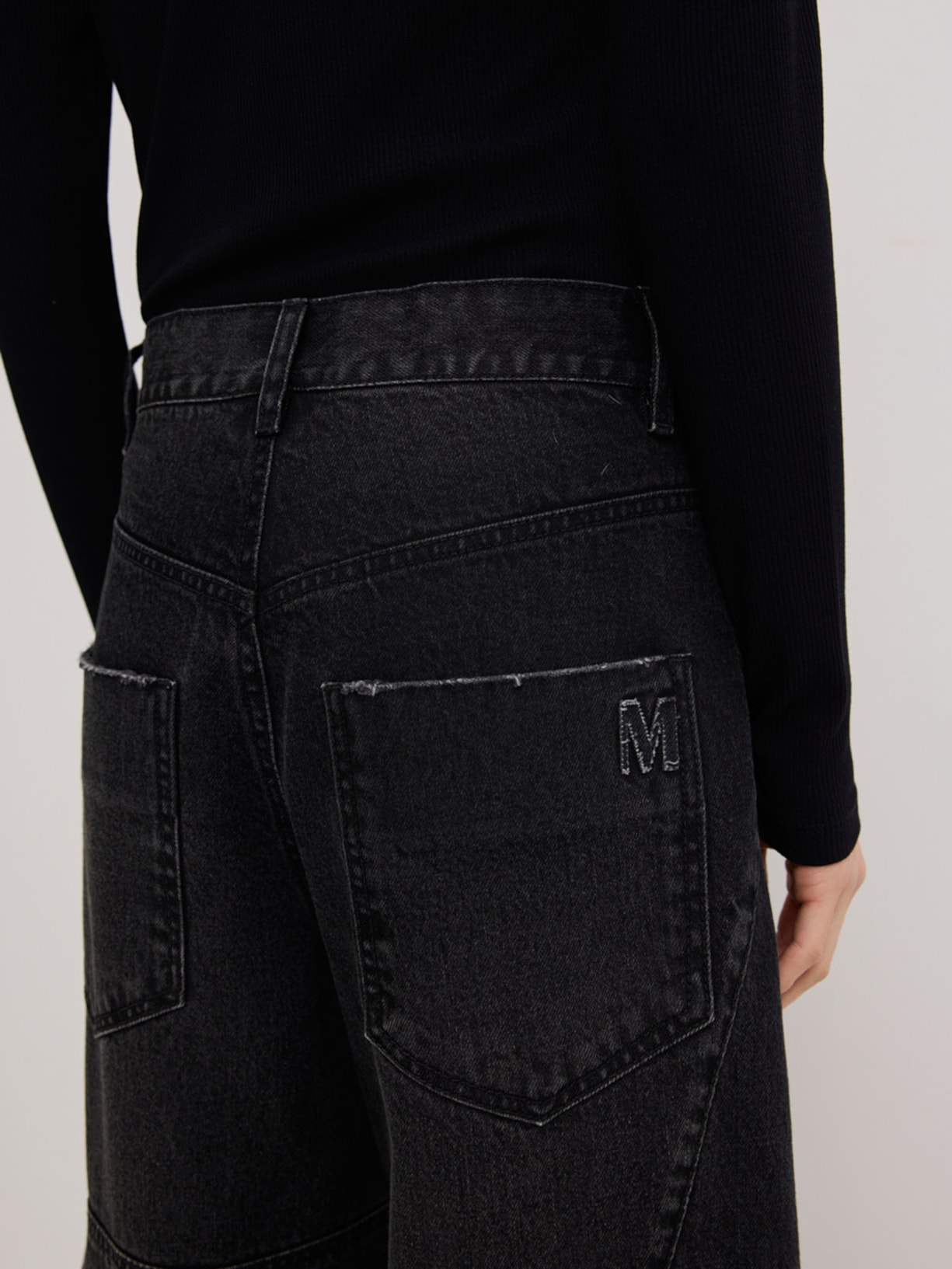 Calça Feminina Barrel Chai I26 Preto Mixed