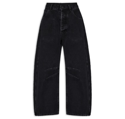 Calça Feminina Barrel Flavia I26 - Preto