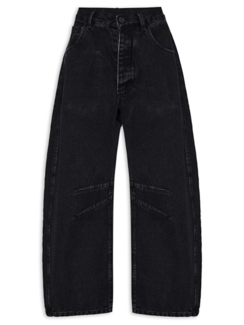Calça Feminina Barrel Flavia I26 - Preto