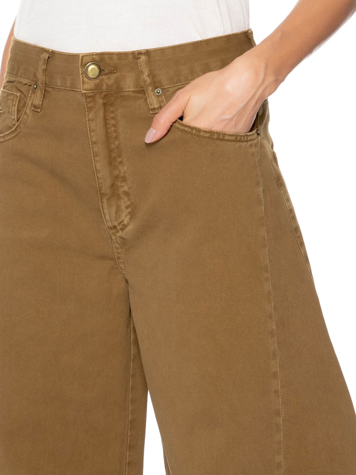 Calça Feminina Barrel Marrom Bo.bô