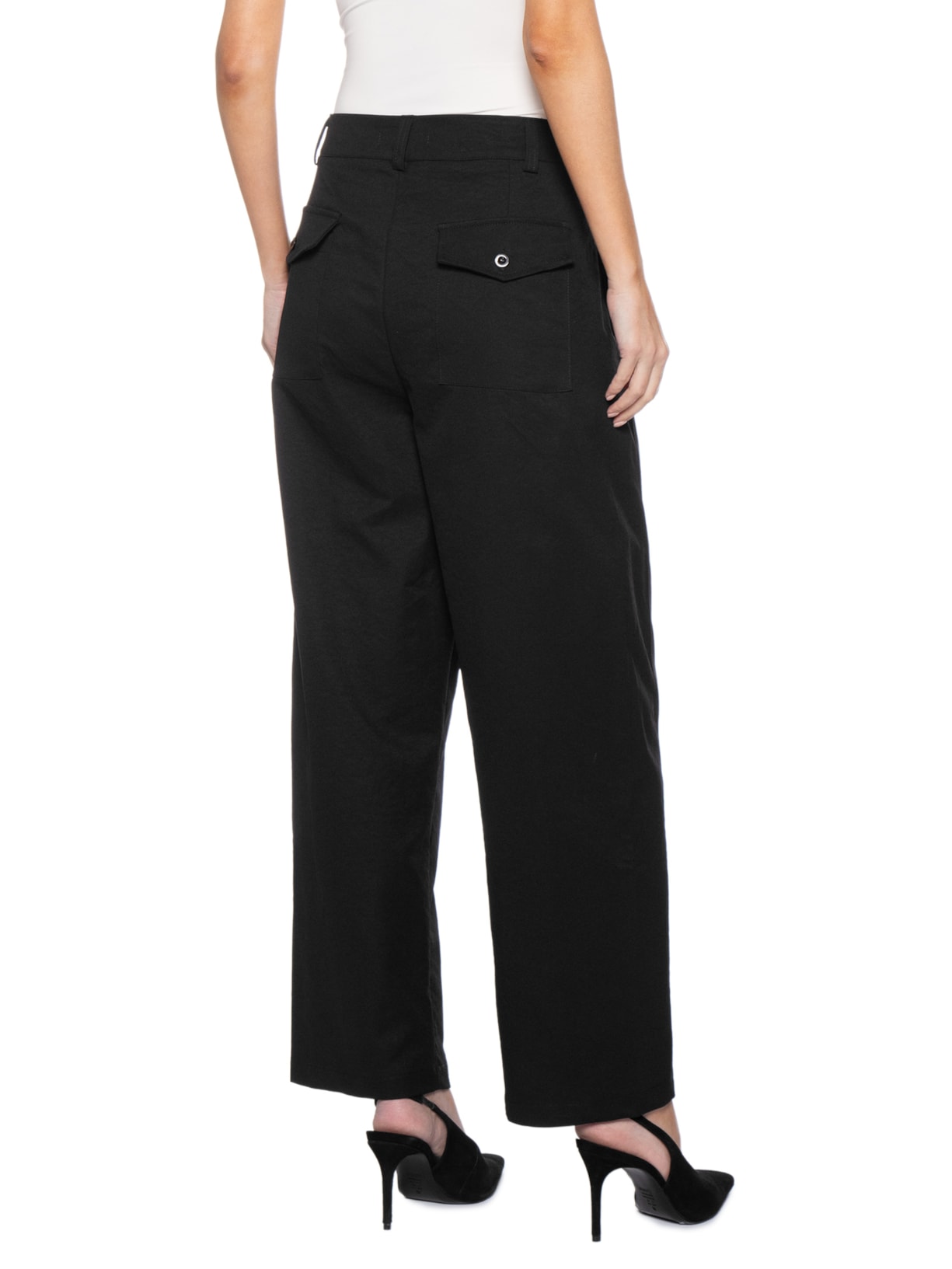 Calça Feminina Barrel Preto '2Essential