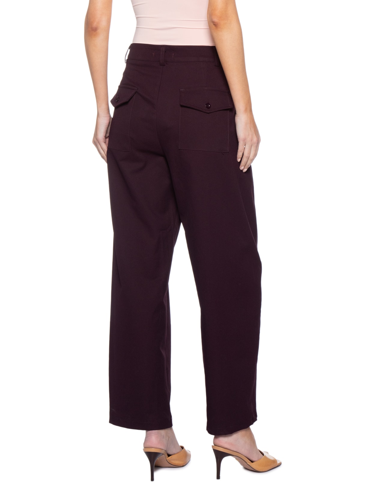 Calça Feminina Barrel Roxo '2Essential