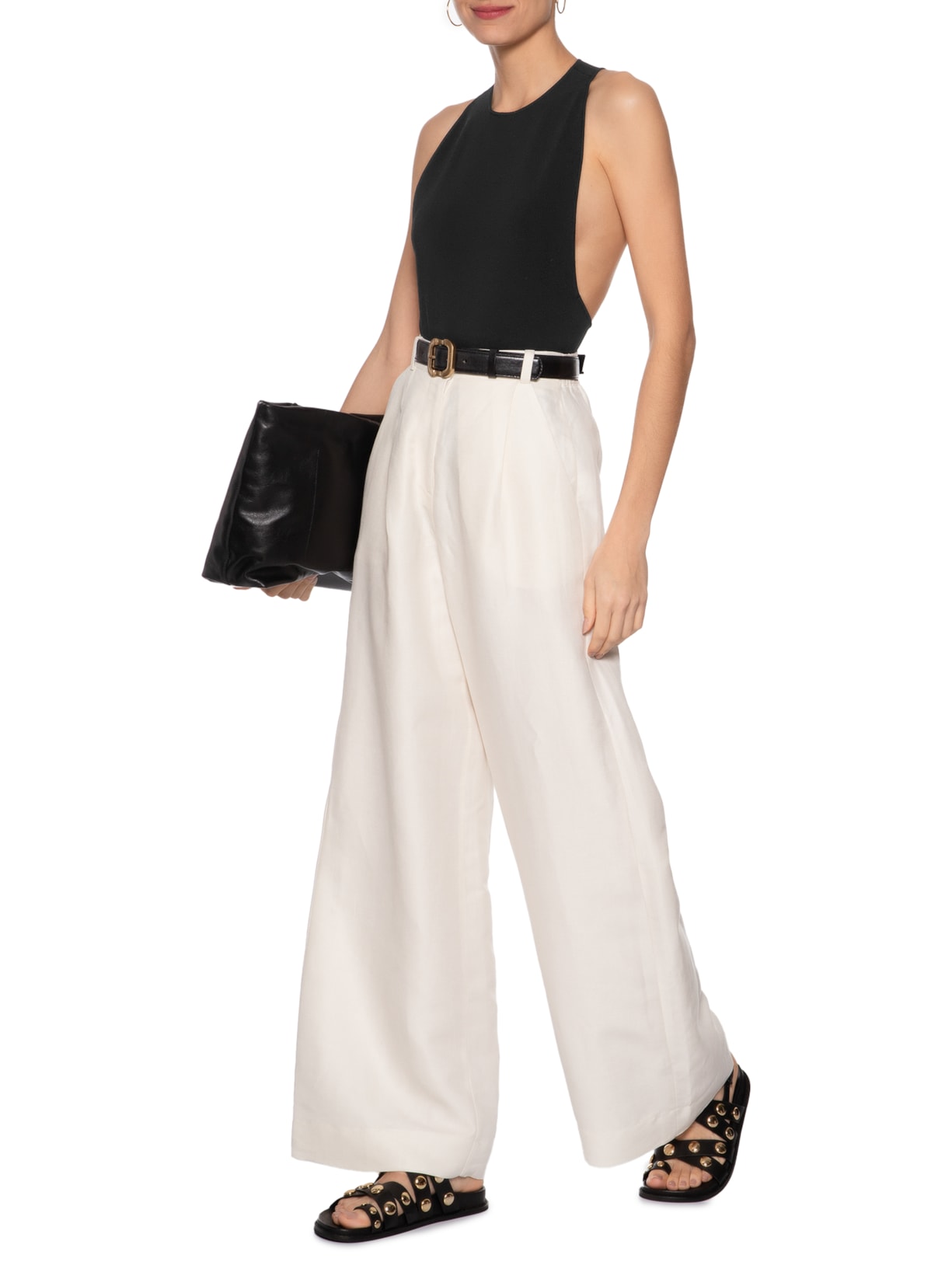 Calça Feminina Básica Branco Animale