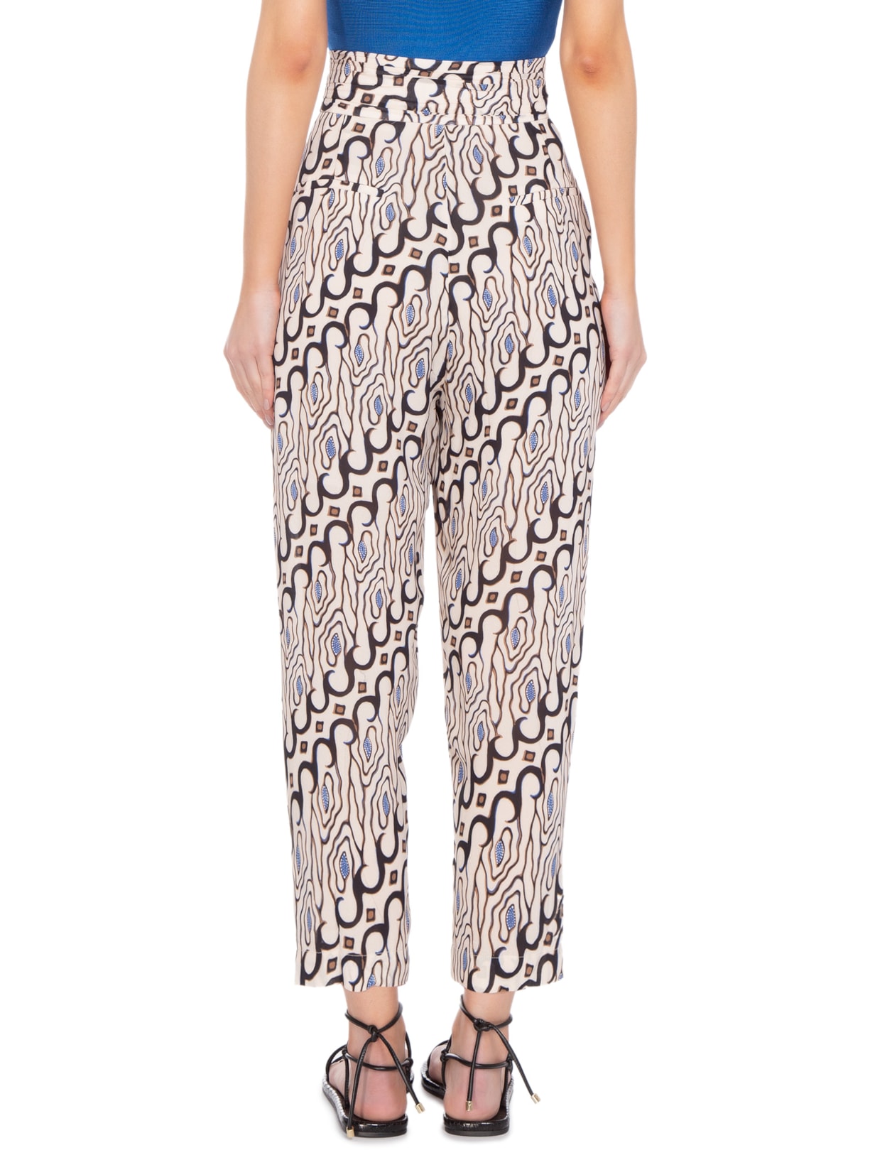 Calça Feminina Batik Sementes Lazuli Off White Animale