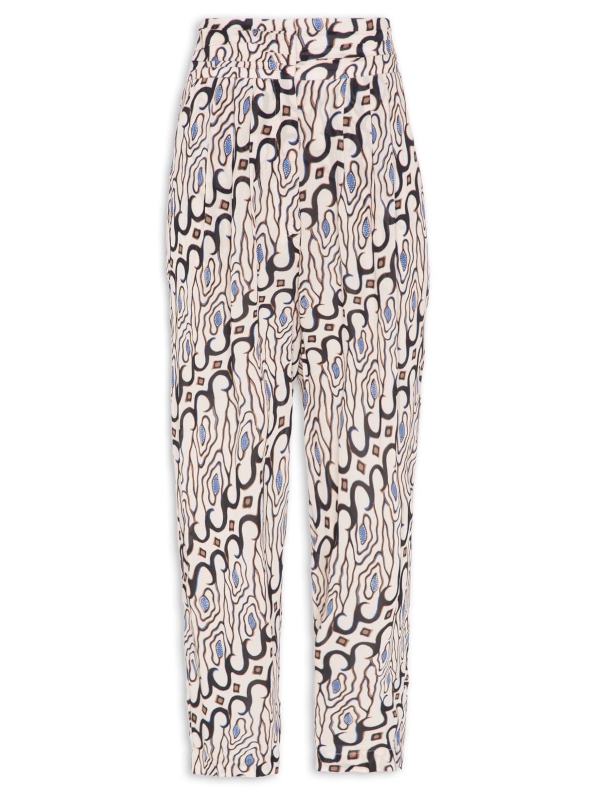 Calça Feminina Batik Sementes Lazuli Off White Animale