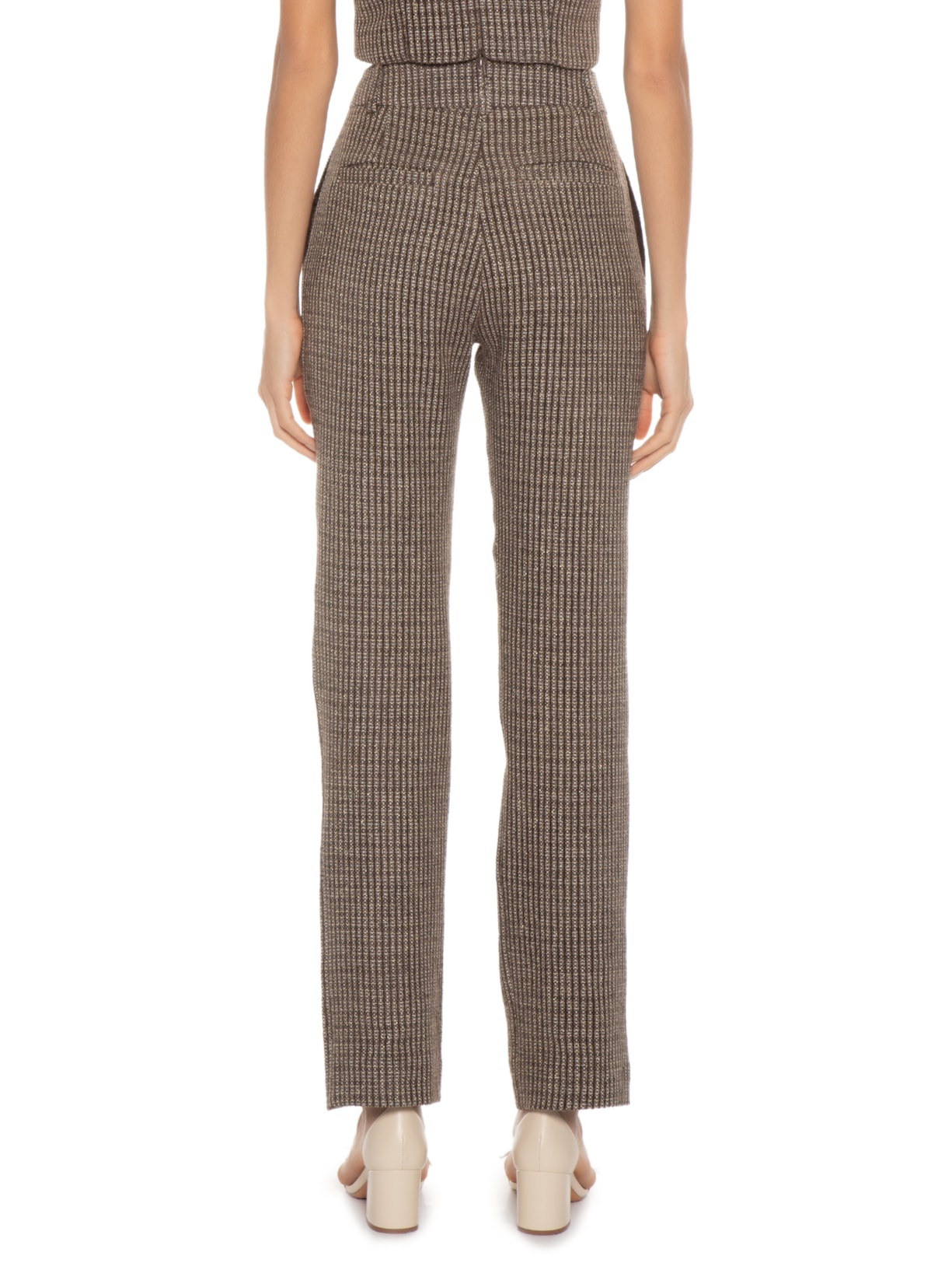 Calça Feminina Bavaro Marrom Carol Bassi + Maria Rudge