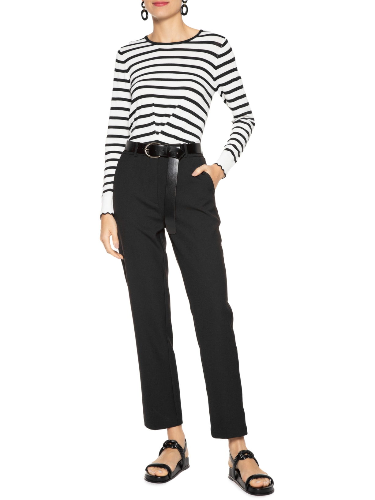 Calça Feminina Bella Preto Le Lis