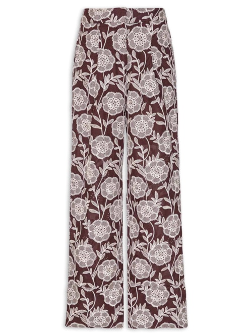 Calça Feminina Belle Quadrado V26 - Marrom