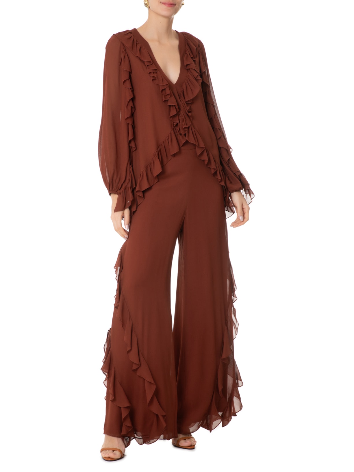 Calça Feminina Bia Marrom Iorane