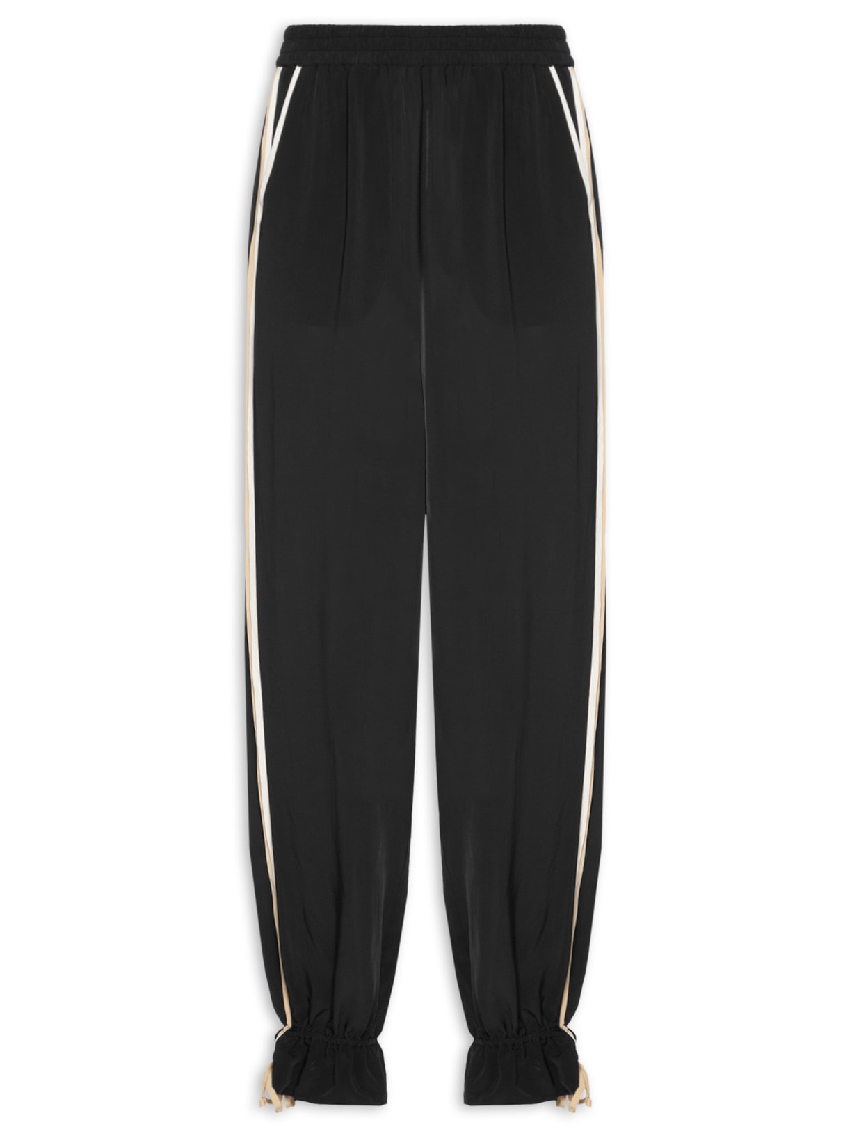 Calça Feminina Bicolor Com Detalhe Preto Animale