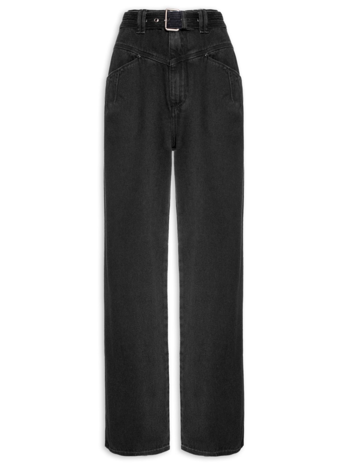 Calça Feminina Black Cinto - Preto