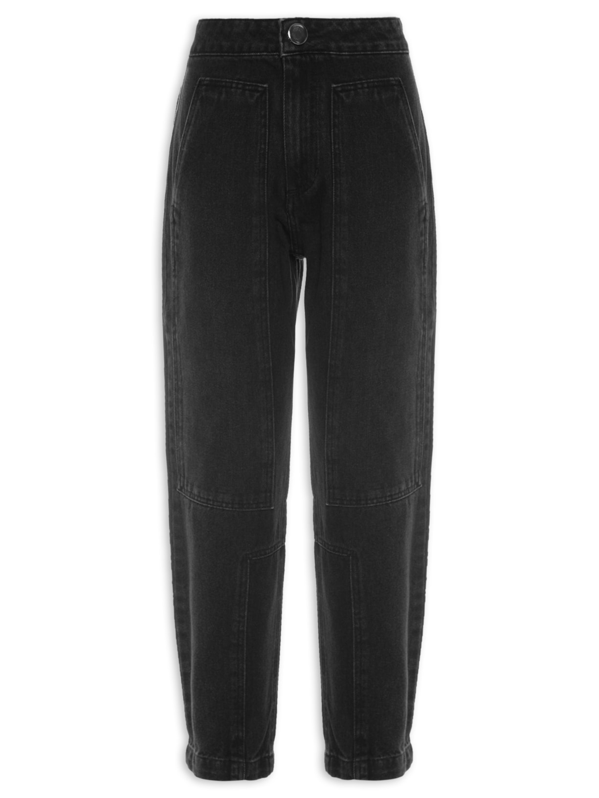 Calça Feminina Black Recortes - Preto