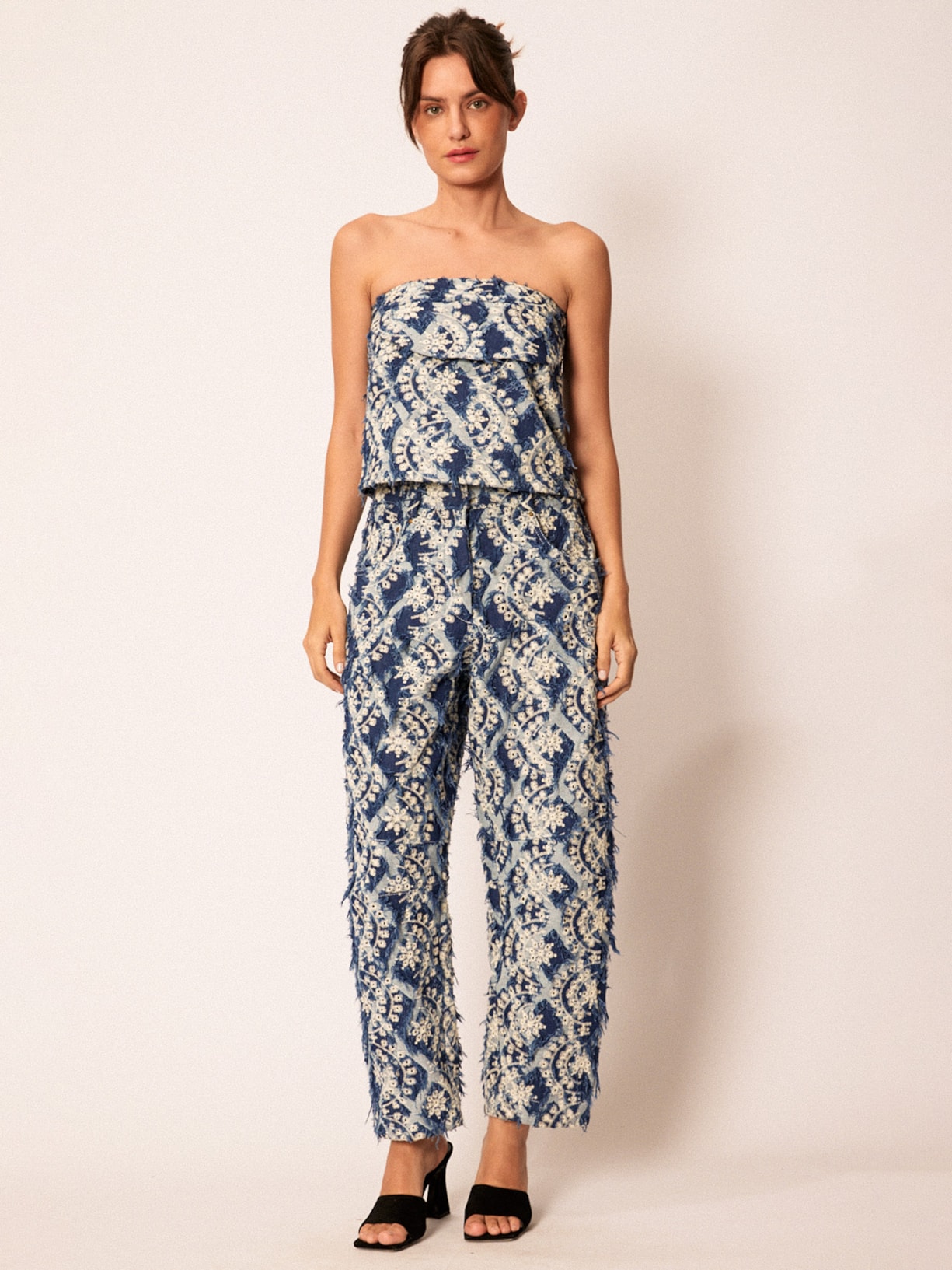 Calça Feminina Bloom Azul Mixed