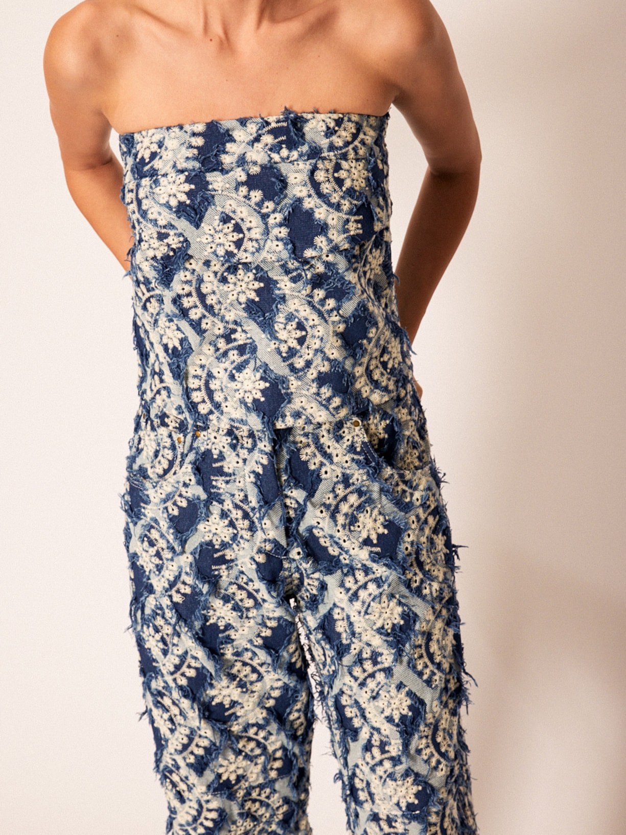 Calça Feminina Bloom Azul Mixed