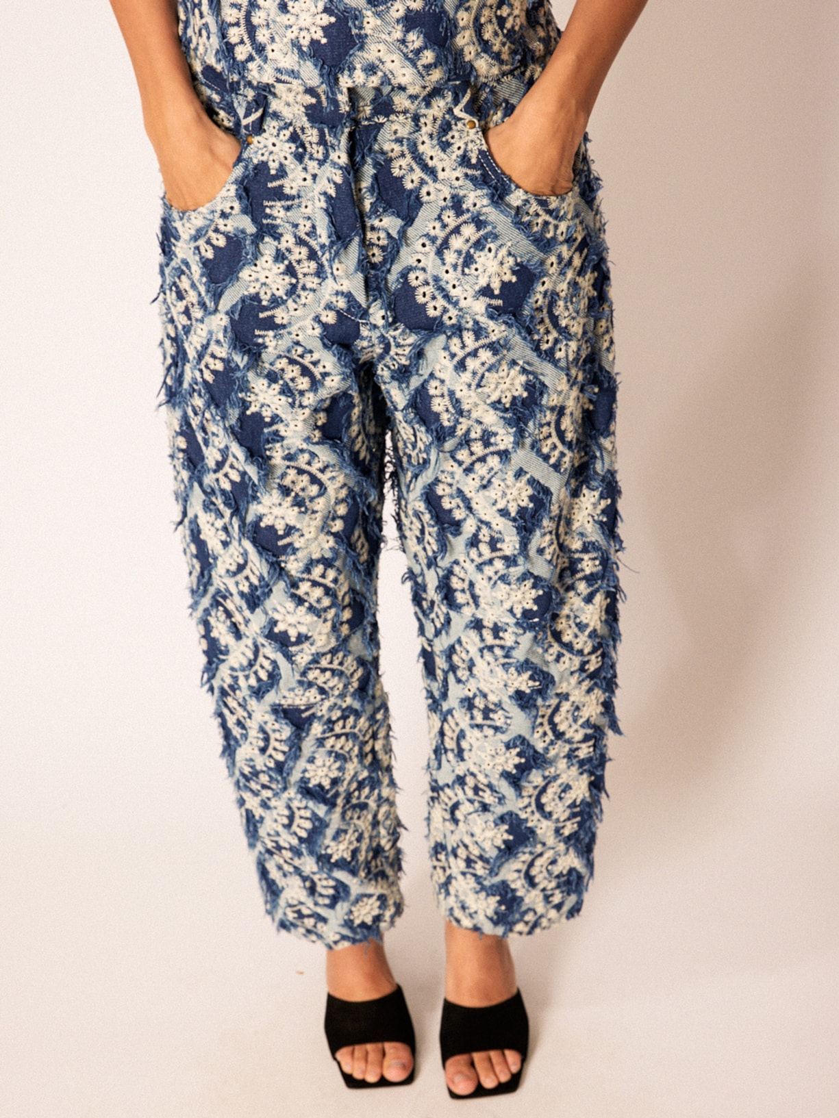 Calça Feminina Bloom Azul Mixed