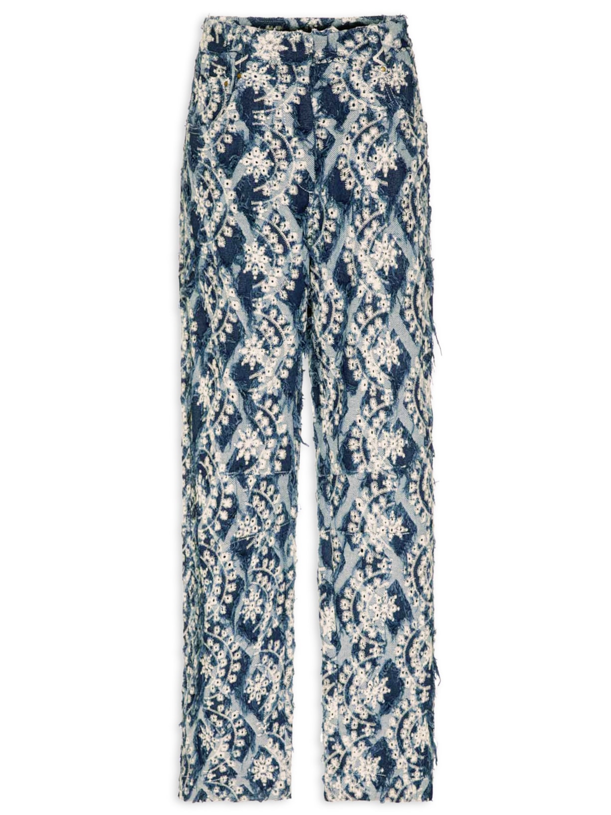 Calça Feminina Bloom Azul Mixed