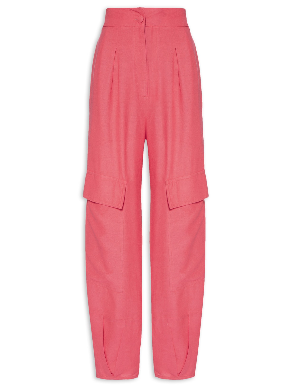 Calça Feminina Bolso Frente - Rosa