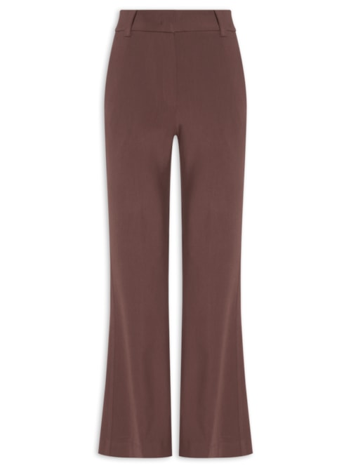 Calça Feminina Boot Cut Boyage - Marrom