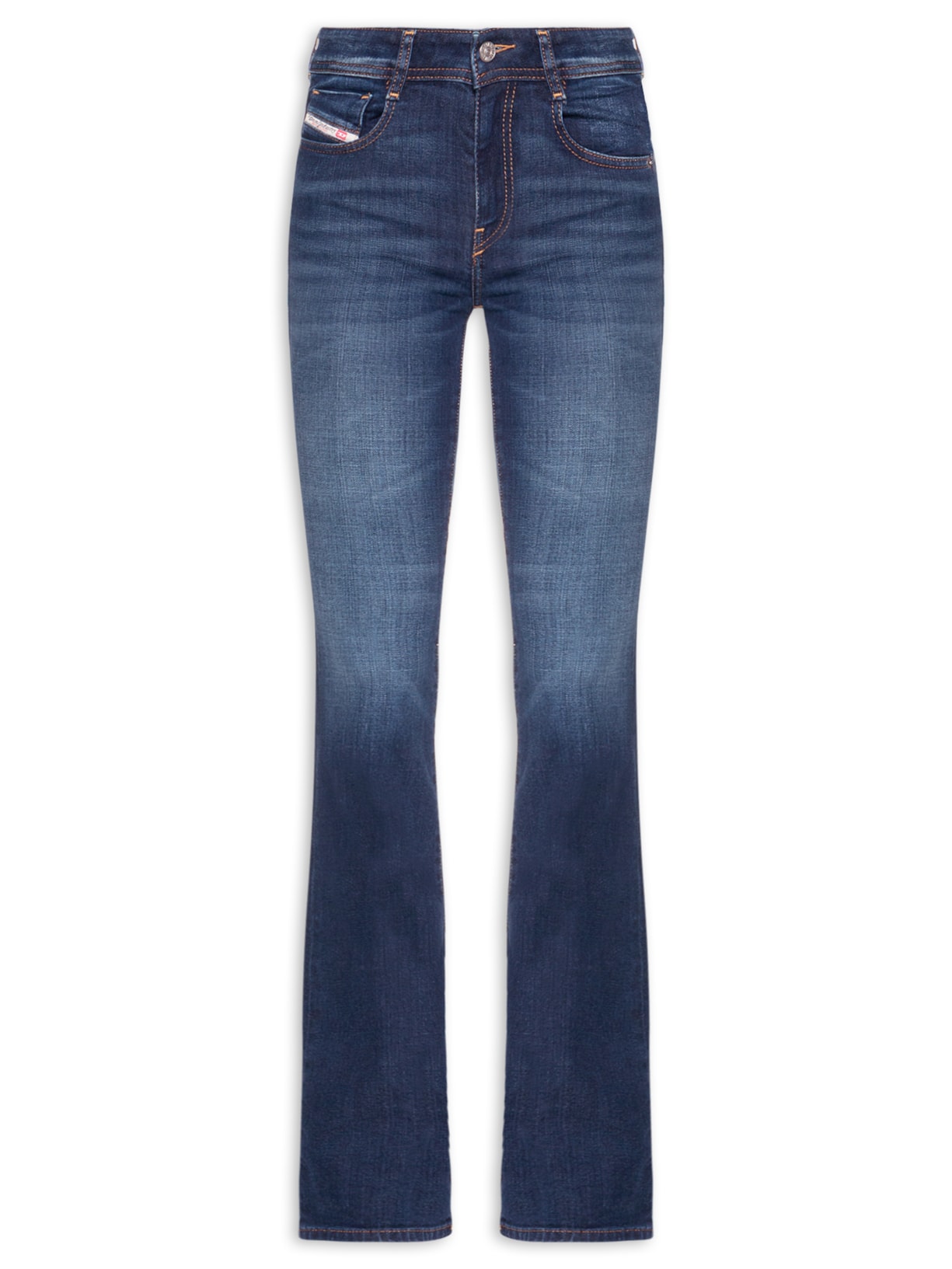 Calça Feminina Bootcut 1969 D-Ebbey L.32 Trousers Azul Diesel