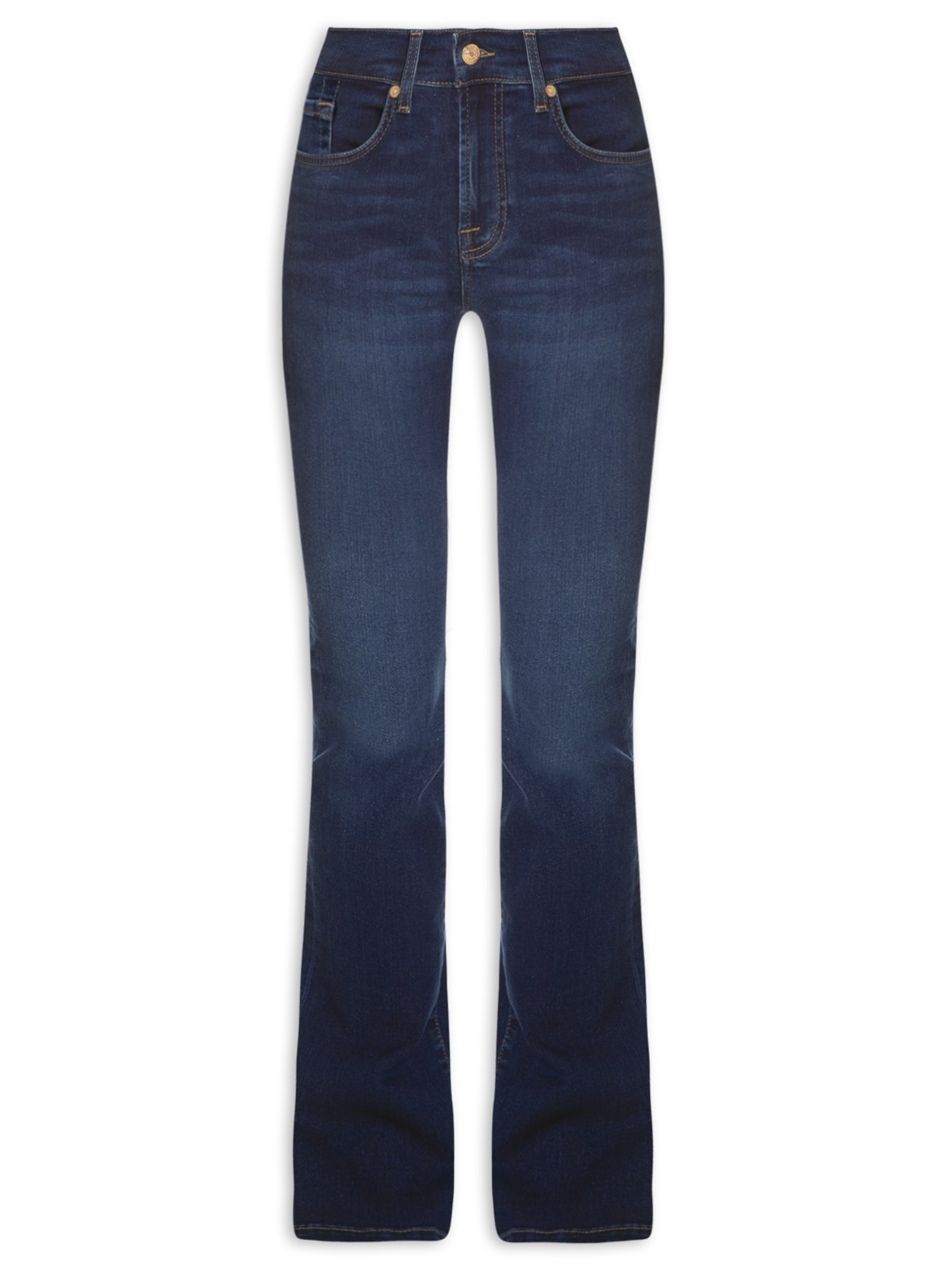 Calça Feminina Bootcut Bair Eco Rinsed Azul 7 For All Mankind