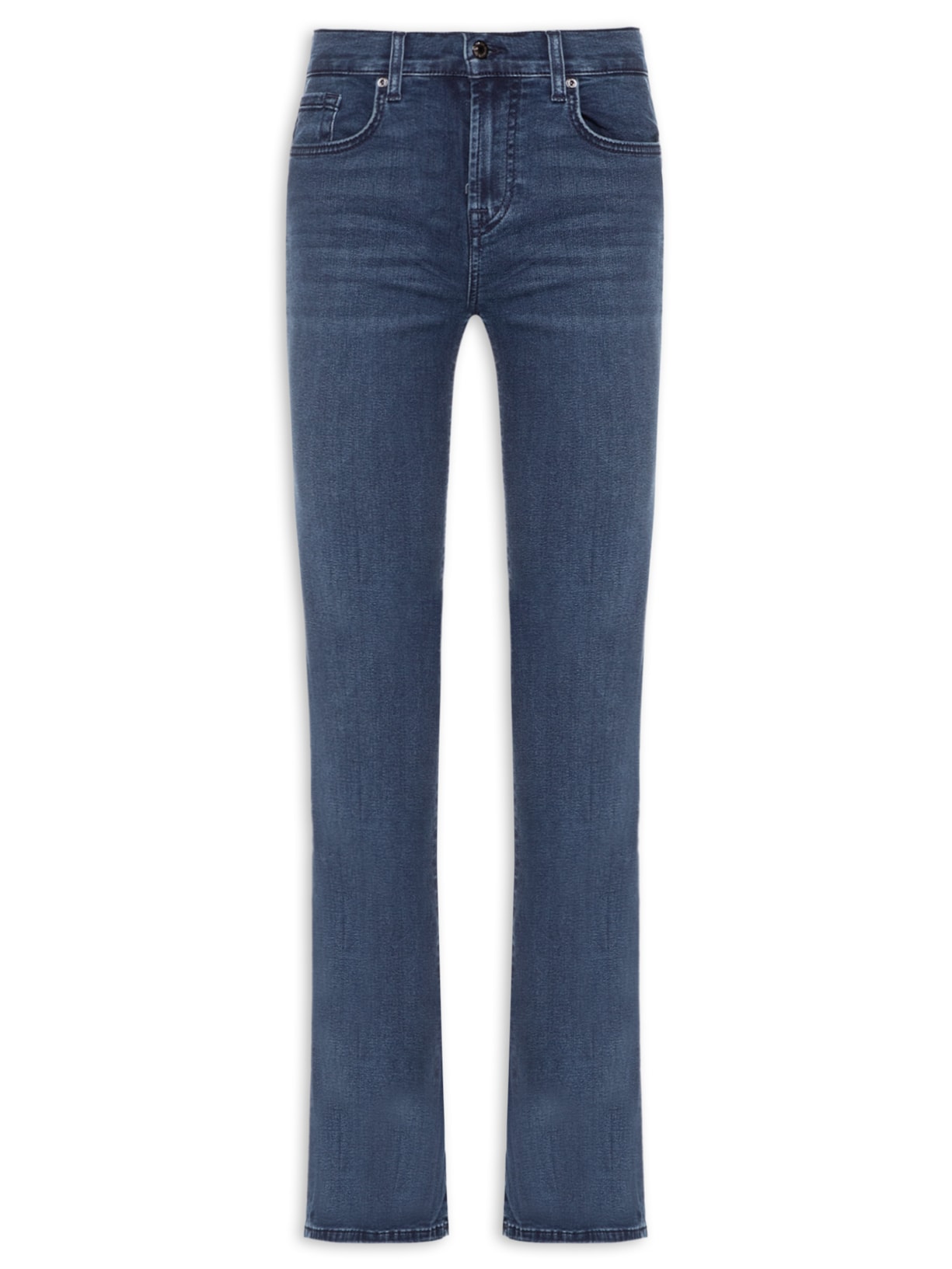 Calça Feminina Bootcut Park Avenue Azul 7 For All Mankind