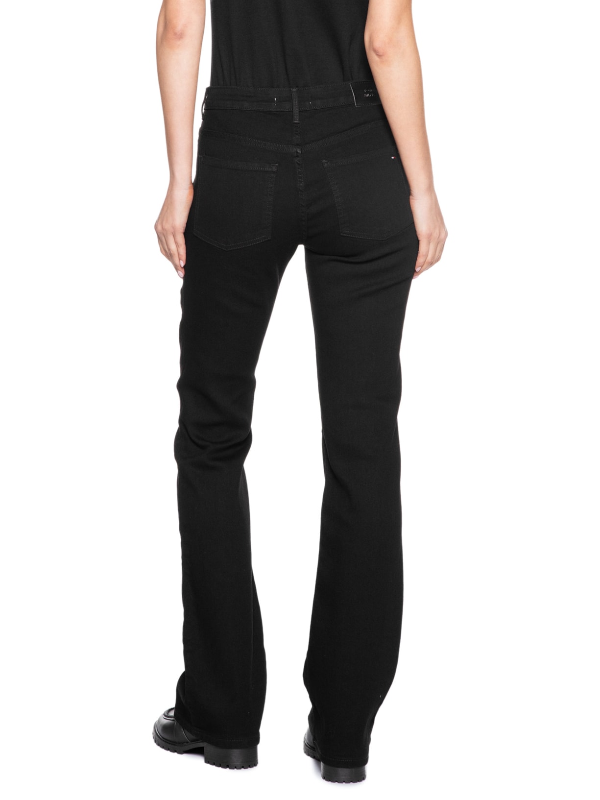 Calça Feminina Bootcut Preto Tommy Hilfiger