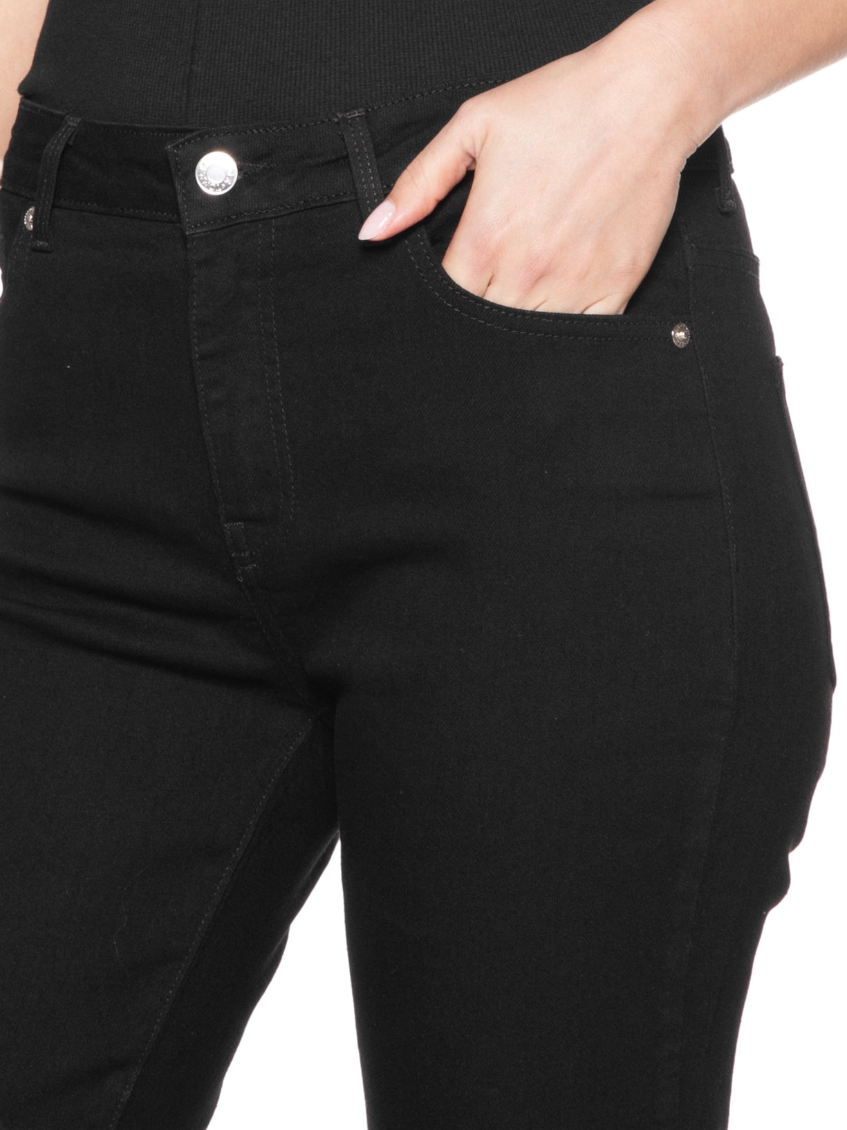 Calça Feminina Bootcut Preto Tommy Hilfiger