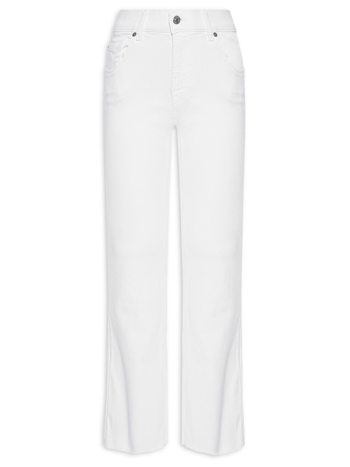 Calça Feminina Bootcut Tailorless - Branco