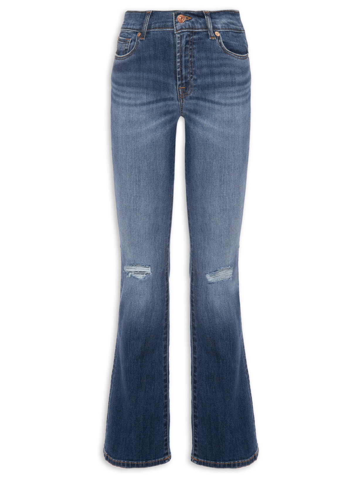 Calça Feminina Bootcut Tailorless Matter Of Time - Azul