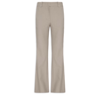 Calça Feminina Bootcut Xadrez - Marrom