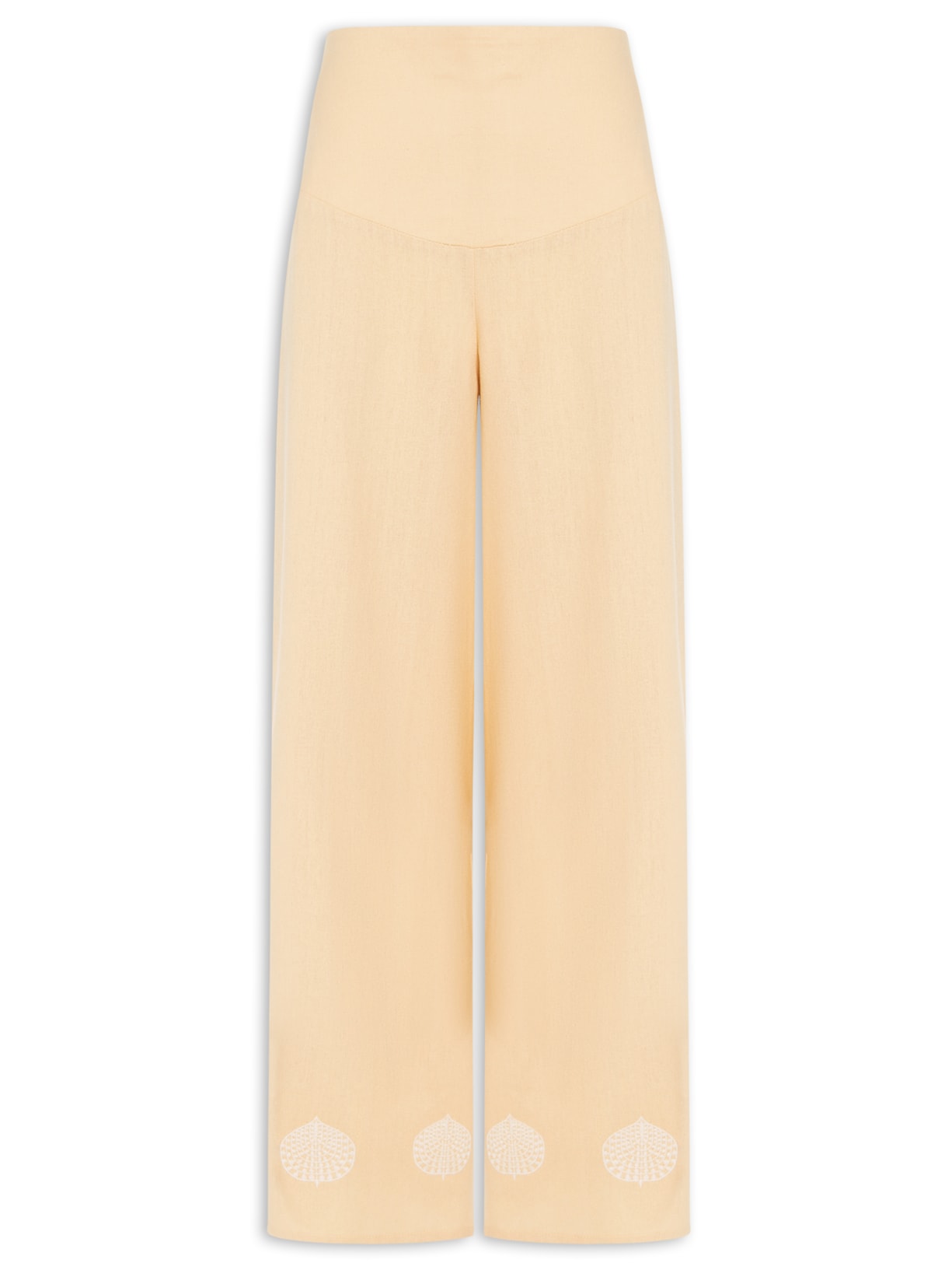 Calça Feminina Bordado Bahamas - Bege