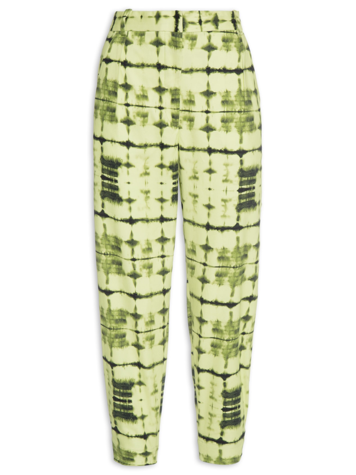 Calça Feminina Botão Barra - Verde