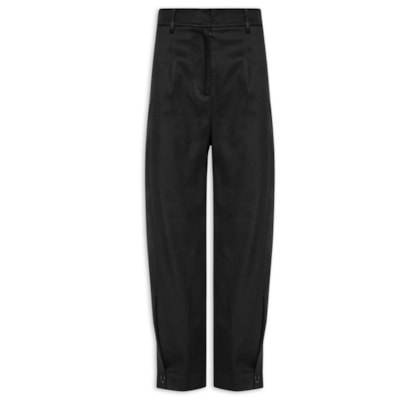 Calça Feminina Botões Na Barra - Preto