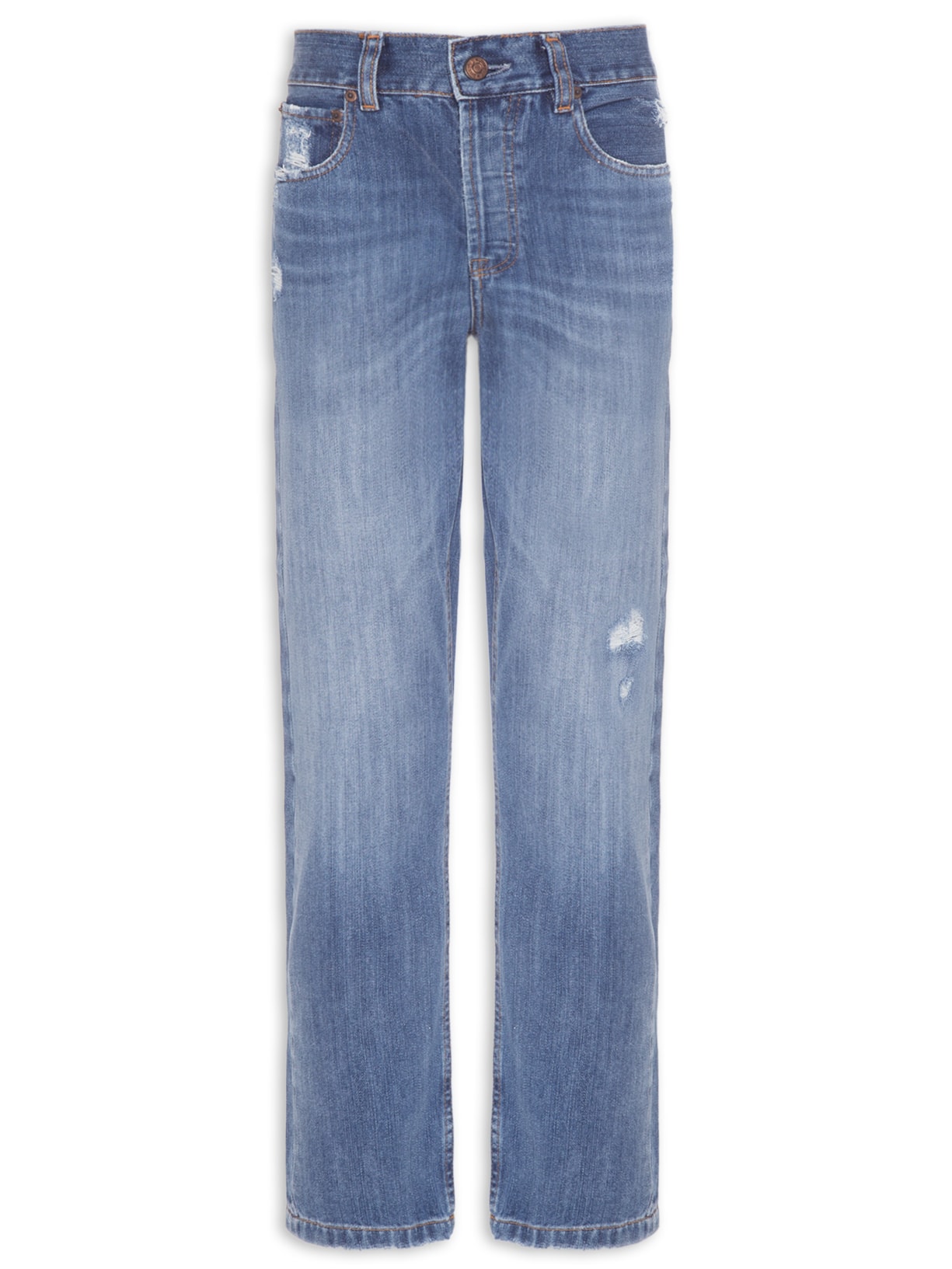 Calça Feminina Boyfriend Jeans Escuro - Azul