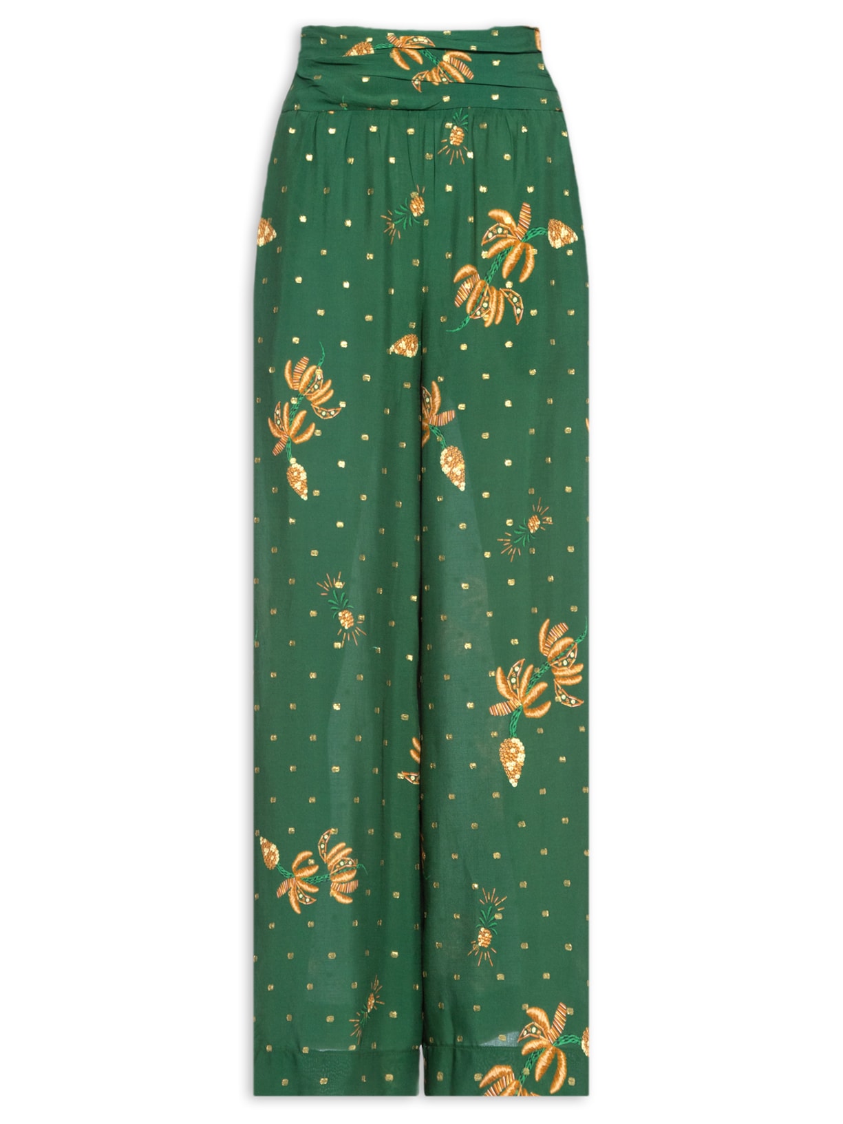 Calça Feminina Brilho De Banana - Verde