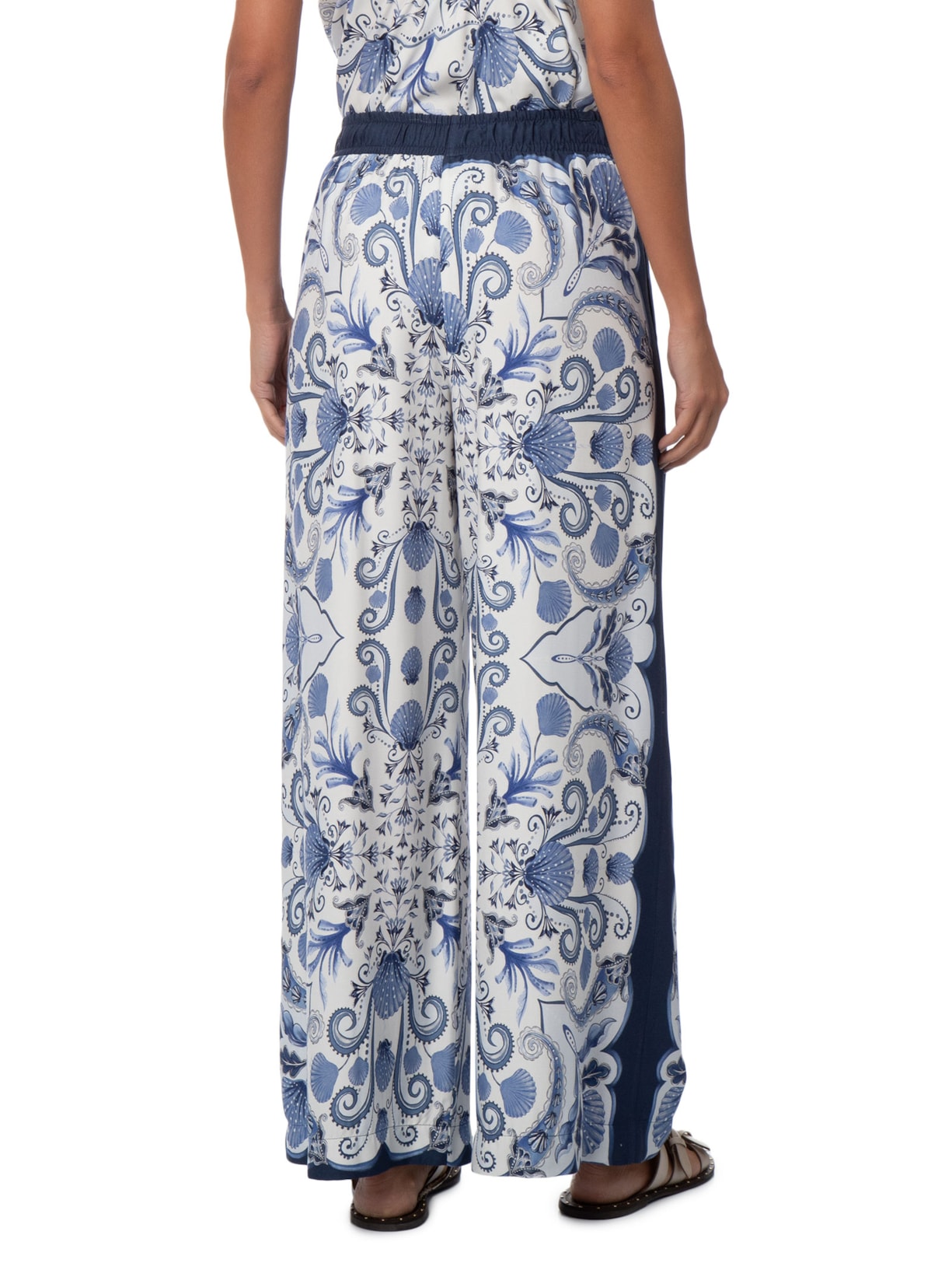 Calça Feminina Brisa De Concha Azul Farm