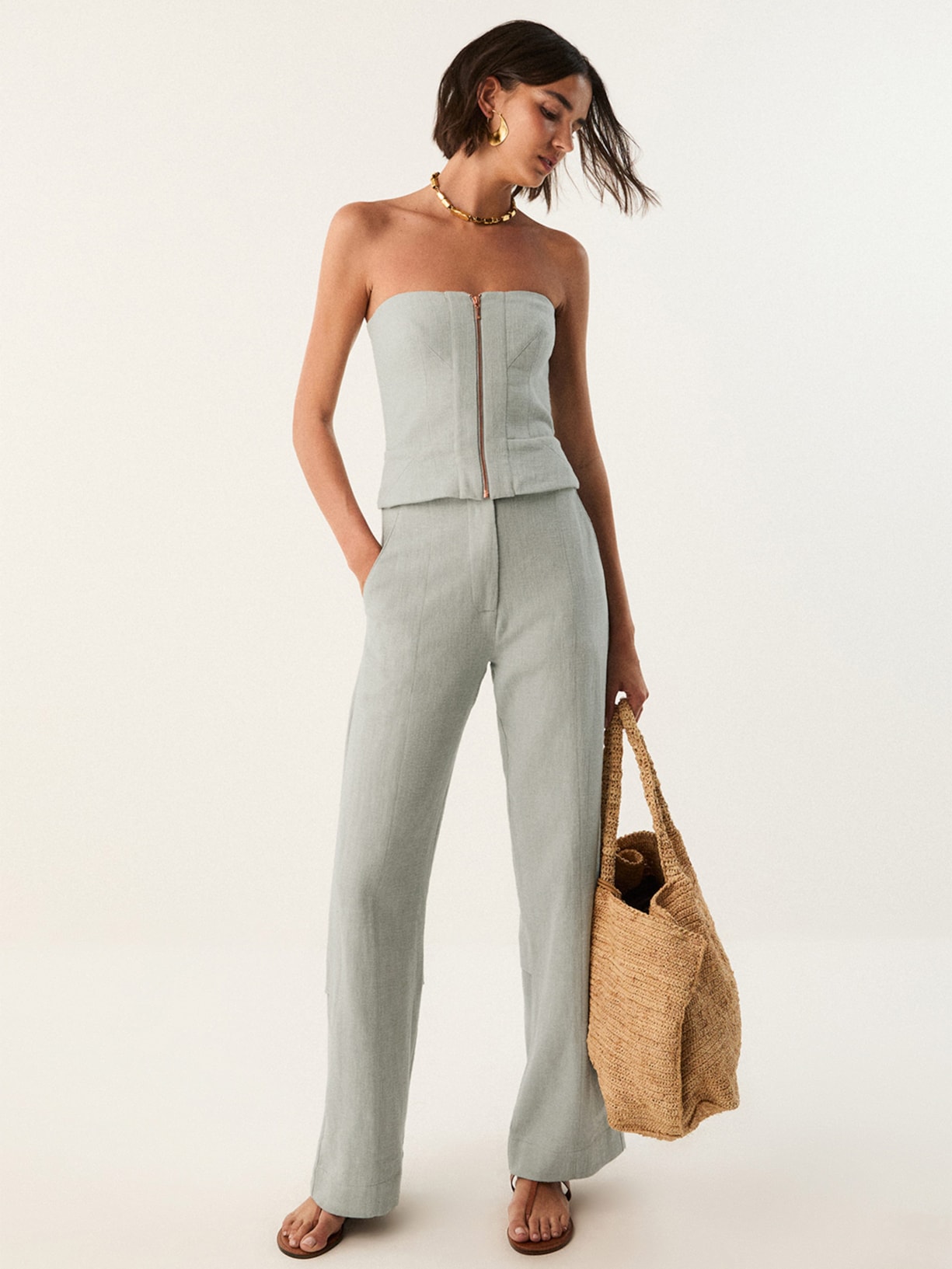 Calça Feminina Bruna - Cinza by VIX