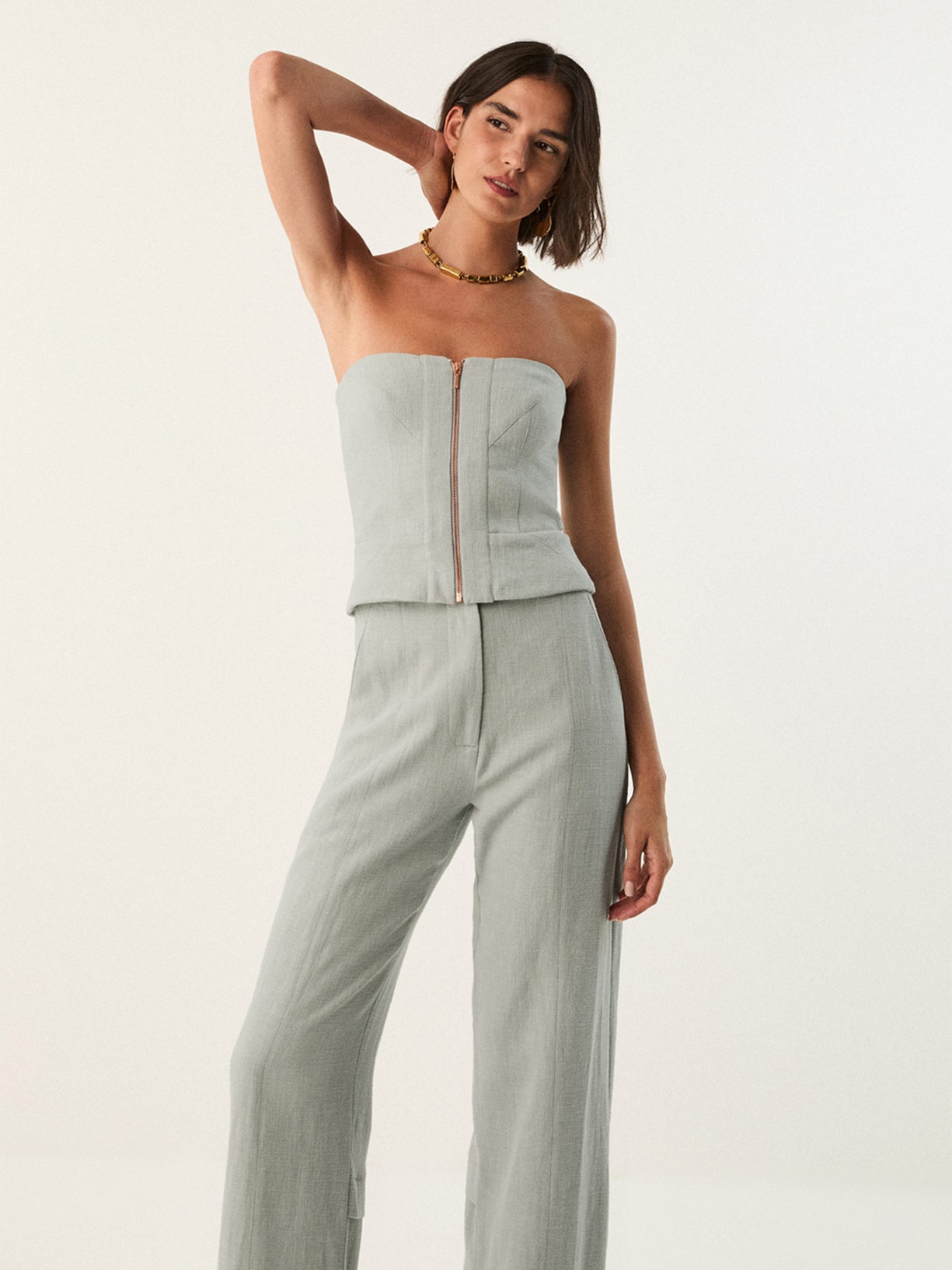 Calça Feminina Bruna Cinza Vix