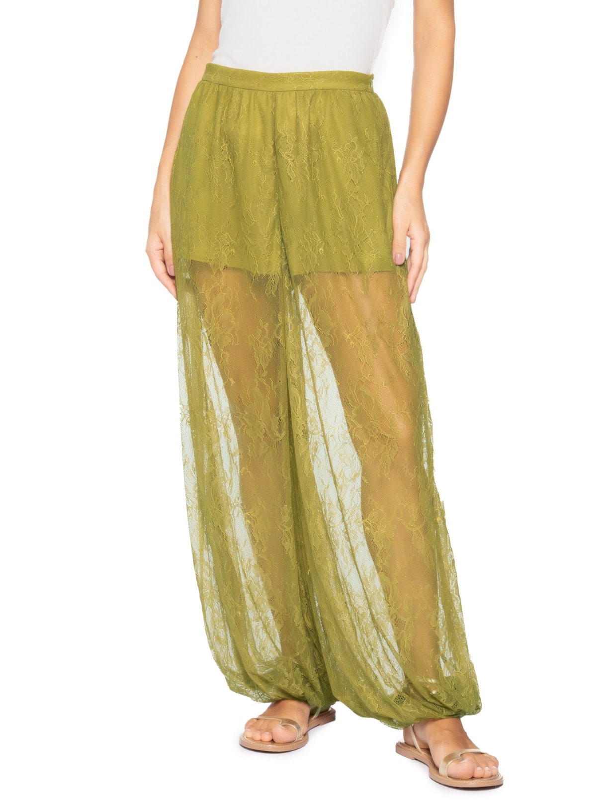 Calça Feminina Bufante Verde Adriana Degreas