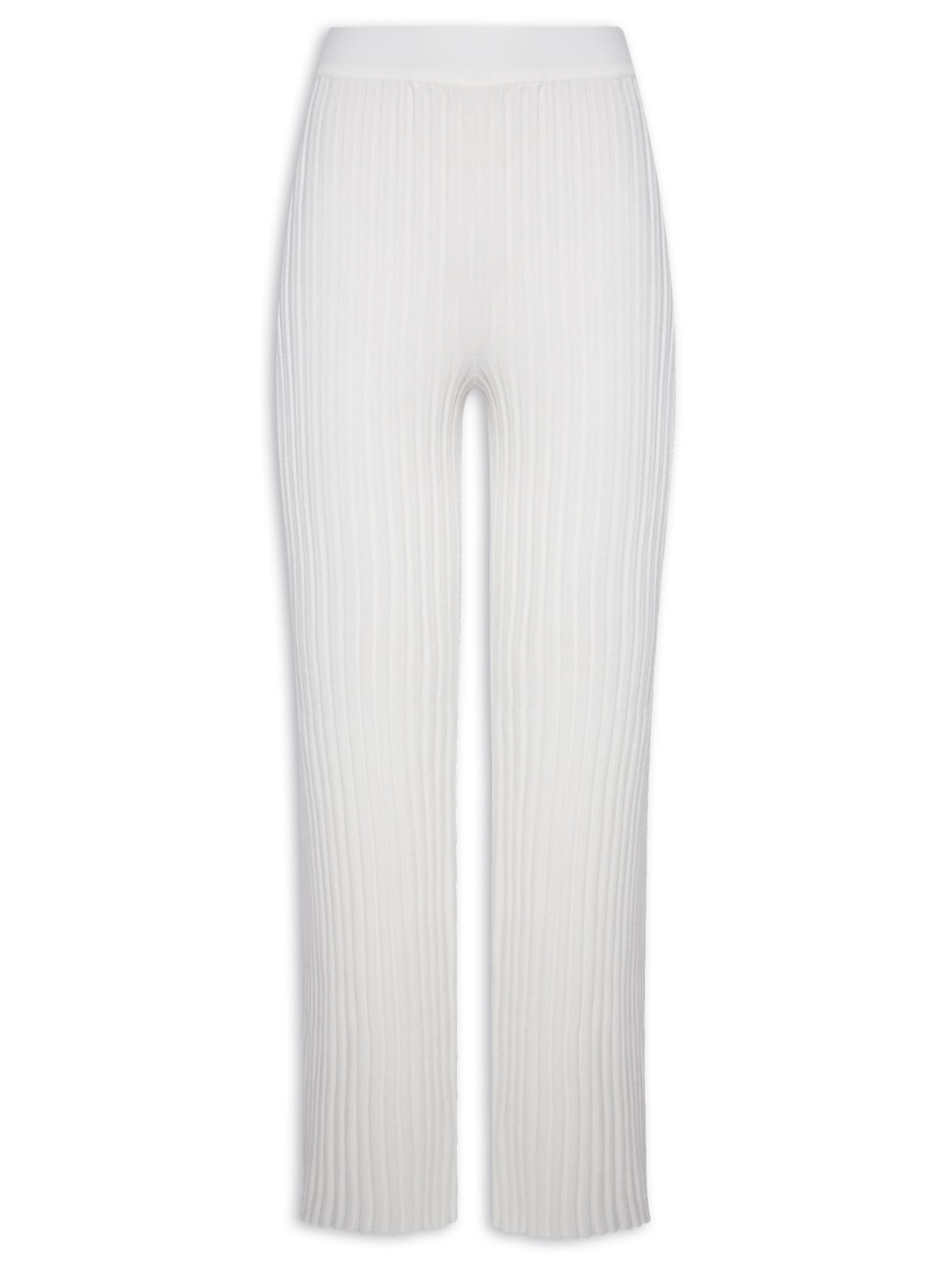 Calça Feminina Canelada - Off White