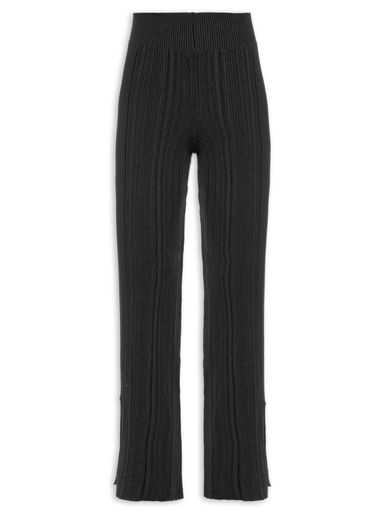 Calça Feminina Canelada - Preto