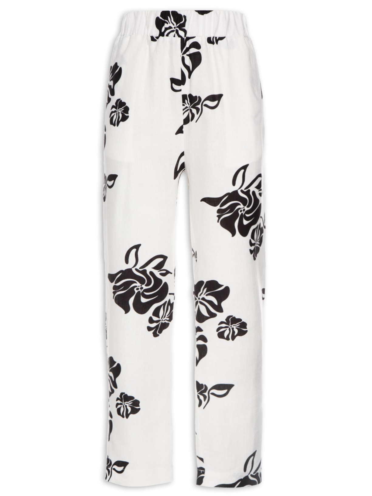 Calça Feminina Capri Bco - Branco