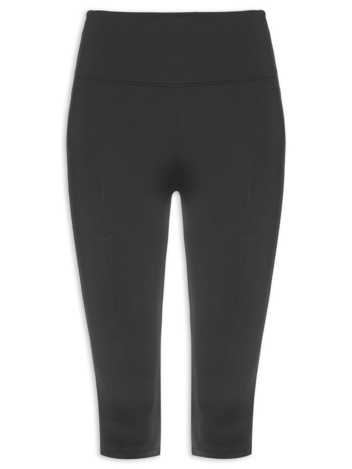 Calça Feminina Capri Em Malha - Preto