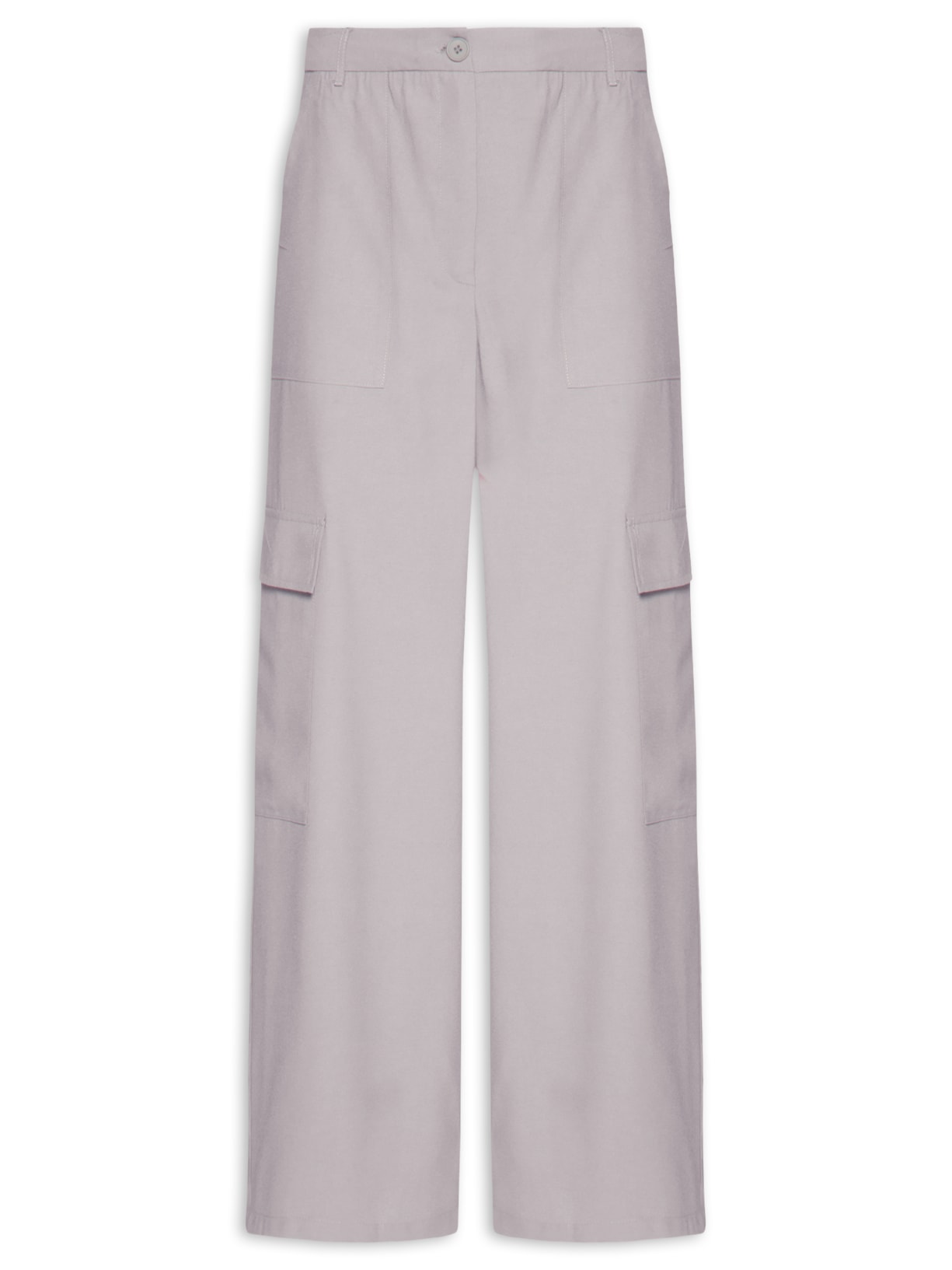 Calça Feminina Cargo - Cinza