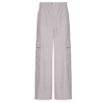 Calça Feminina Cargo - Cinza