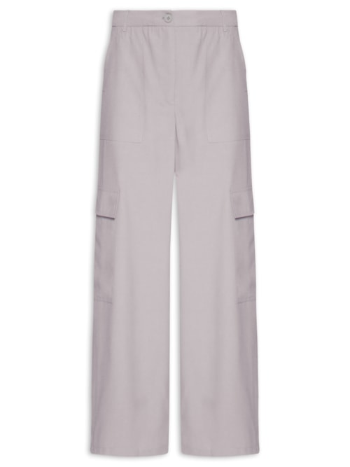 Calça Feminina Cargo - Cinza