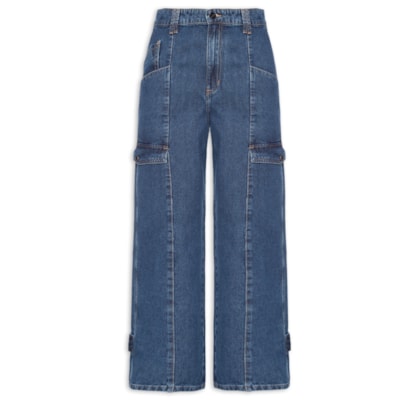 Calça Feminina Cargo Florence - Azul
