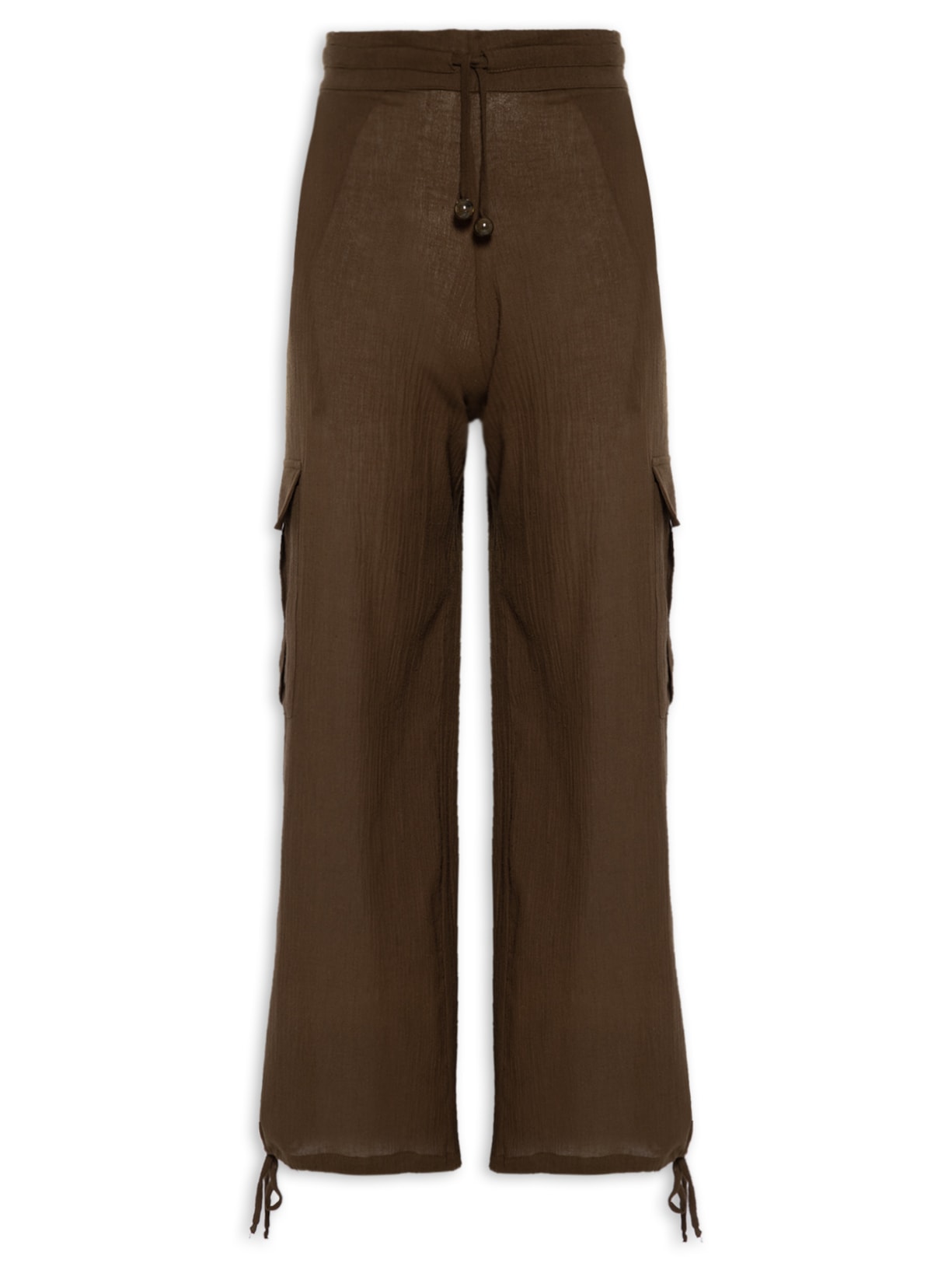 Calça Feminina Cargo Marina Marrom Triya