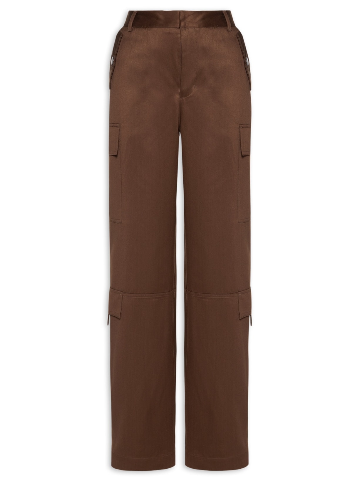 Calça Feminina Cargo - Marrom